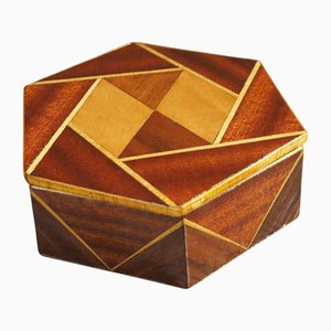 Mid-Century Geometric Flowerpot, Box 1960s