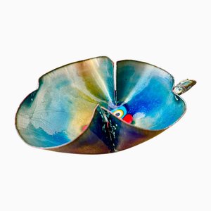 Emaillierte Schale aus Kupfer mit organischem Design von Gio Ponti, 1960