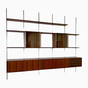 Modular Wall-Mounted Bookcase by Ovaldo Borsani, Italy, 1960s