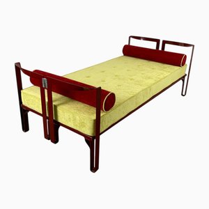 Rotes Vanessa Einzelbett von Tobia Scarpa für Simon, Italien, 1960er