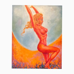 José Gerson, L'Evasion d'Eve, Huile sur Toile, 2005