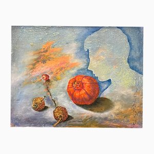 José Gerson, Land of Men, Oil on Wood, 1995