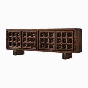 Spanisches Vintage Biosca Sideboard aus Kiefernholz, 1960er
