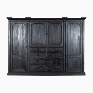Antique English Pine Wardrobe, 1880