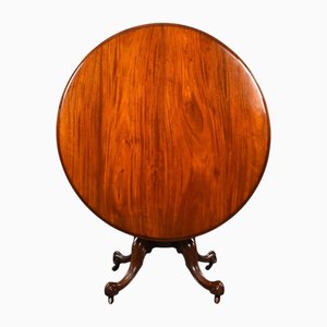 Victorian Mahogany Circular Breakfast Table, 1860