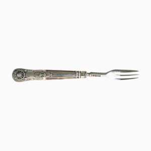 Antike viktorianische Gabel aus Sterling Silber von Sheffield, 1885