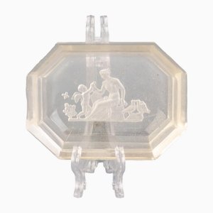 Salière en Taille-Taille Antique en Cristal par Heinrich Hoffmann