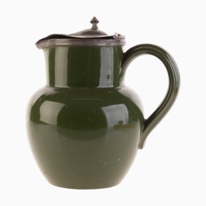 Brocca antica in ceramica verde di Lovatts Langley