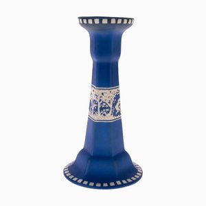 Antique Ware Crown Pottery Ceramic Candleholder by John Tams
