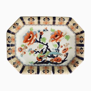 Antique Ceramic Imari Pattern Tray from Keeling & Co Burslem Pottery