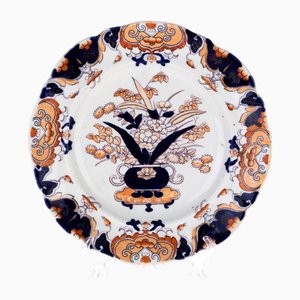 Antique Ironstone Ceramic Pottery Chinese Bouquet Pattern Plate from Masons