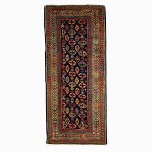 Antiker Handgeknüpfter Kaukasischer Gendje Teppich