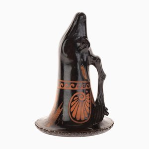Grand Tour des Pouilles Poterie Rhython Antique en Forme de Tête de Cerf