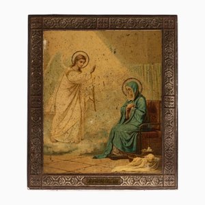 Icône Orthodoxe Antique, Russie, 1800s
