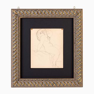 René Magritte, Nus Recto-Verso, Dessin Au Crayon