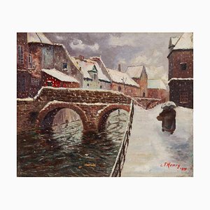 Untitled, 1909, Oil on Canvas, Framed