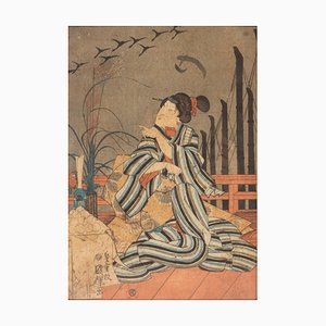 Impresión en madera japonesa de Hiroshige Utagawa