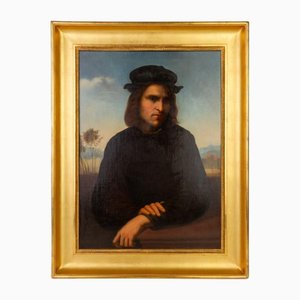 Italian Artist, Master Portrait, 18th Century, Large Oil Painting, Framed