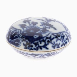 Antique Blue and White Chinese Porcelain Box