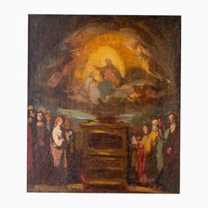 Religious Scene, 18th Century, Oil Painting