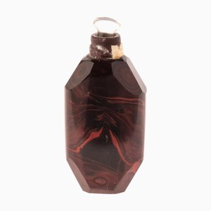 Chinese Qing Dynasty Faceted Hardstone Snuff Bottle