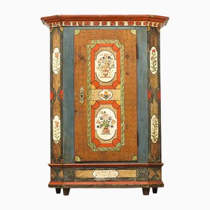 Painted Folk Art Bridal Cabinet, 1830