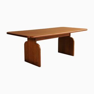 Italian Cherry Wood Dining Table, 1970s