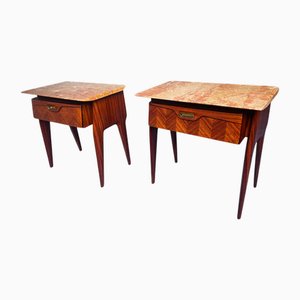 Mid-Century Modern Bedside Tables by La Permanente Mobili Cantù, 1950s, Set of 2