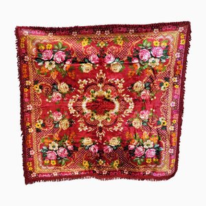 Small Tapestry with Floral Print, 1940s