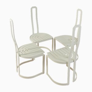 Vintage Dining Chairs from Allmilmö, 1980s, Set of 4