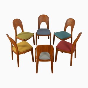 Morten Dining Chairs by Niels Koefoed for Koefoeds Hornslet, 1960s, Set of 6