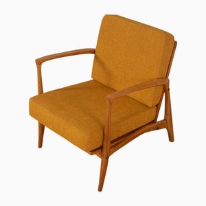 Vintage Armchair in Cherry, 1960s