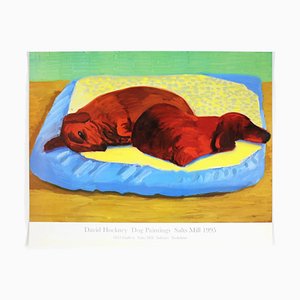 Poster di David Hockney, Dog 43, 1995, stampa
