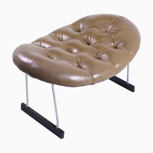Ottomane F592 Hocker en Cuir par Geoffrey Harcourt pour Artifort, 1960s