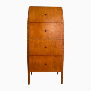 Vintage Chest of Drawers in Cherry Wood by Sergio Saverese for Dialogica New York, 1989