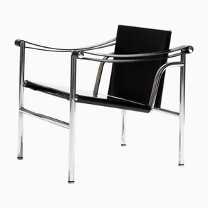 LC1 Leather Armchair by Le Corbusier for Cassina, 1960s