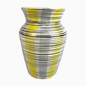 Vase à Décor Géométrique par Alessio Tasca, 1950s