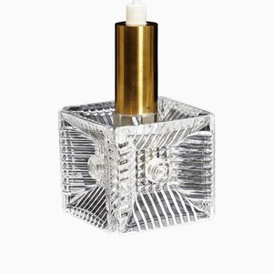 Lampada a sospensione attribuita a Carl Fagerlund per Orrefors, Svezia, 1960