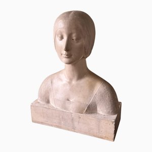 After Francesco Laurana, Renaissance Bust, 1900, Plaster