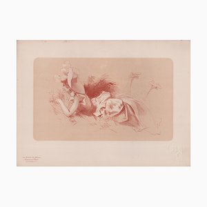J. Chéret, Chérette de Les Maîtres de L'Affiche, 1897, Litografía original
