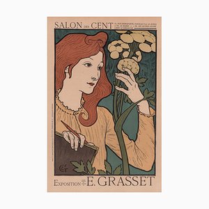 E. Grasset, Salon des Cent from Les Maîtres de L'Affiche, 1897, Original Lithograph
