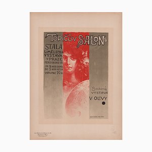 Václav Oliva, Topičův Salon from Les Maîtres de L'Affiche, 1897, Original Lithograph