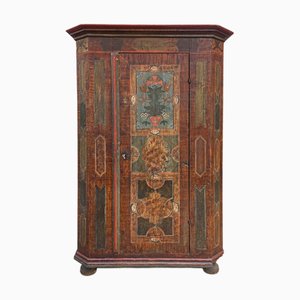 Floral Painted Cupboard, 1800s