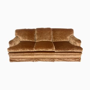 Sofa aus Seidensamt, 1980er