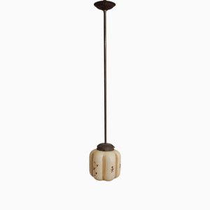 Vintage German Art Deco Hanging Lamp, 1920s