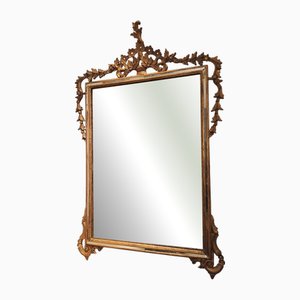 Carved and Gilded Wooden Mirror