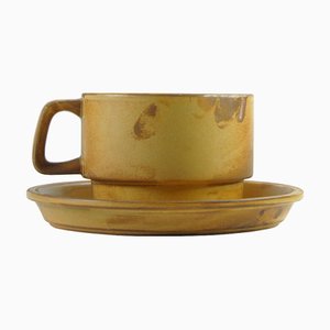 Taza Gresline grande de cerámica de Ambroggio & Franco Pozzi, Italia, años 70