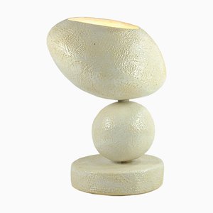 Brutalistische Lichtskulptur aus Keramik von Joanna Wysocka, 2000er