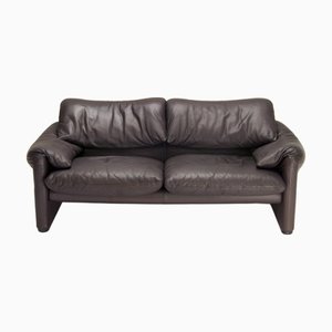 Vico Magistretti zugeschriebenes Maralunga 2-Sitzer Sofa für Cassina, 1970er