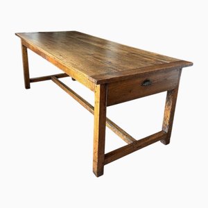 Mesa francesa antigua de roble